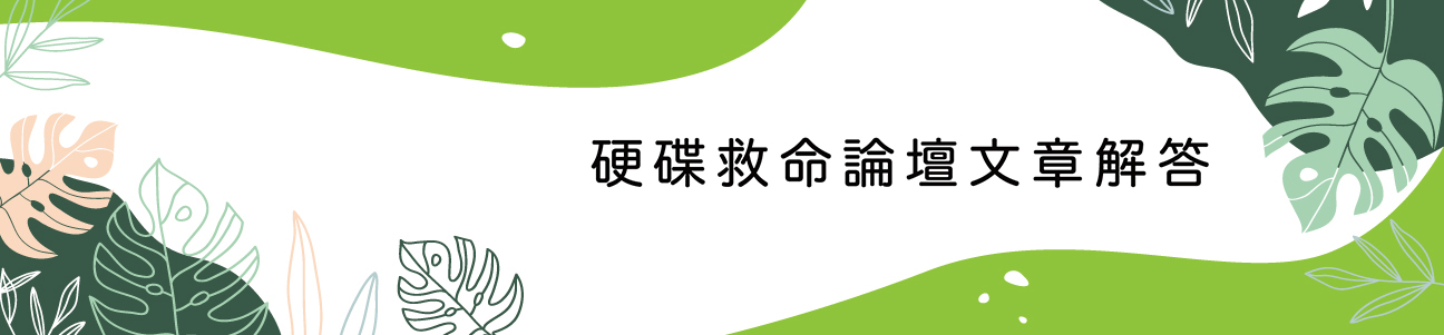硬碟救援文章解答